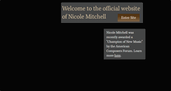 Desktop Screenshot of nicolemitchell.com